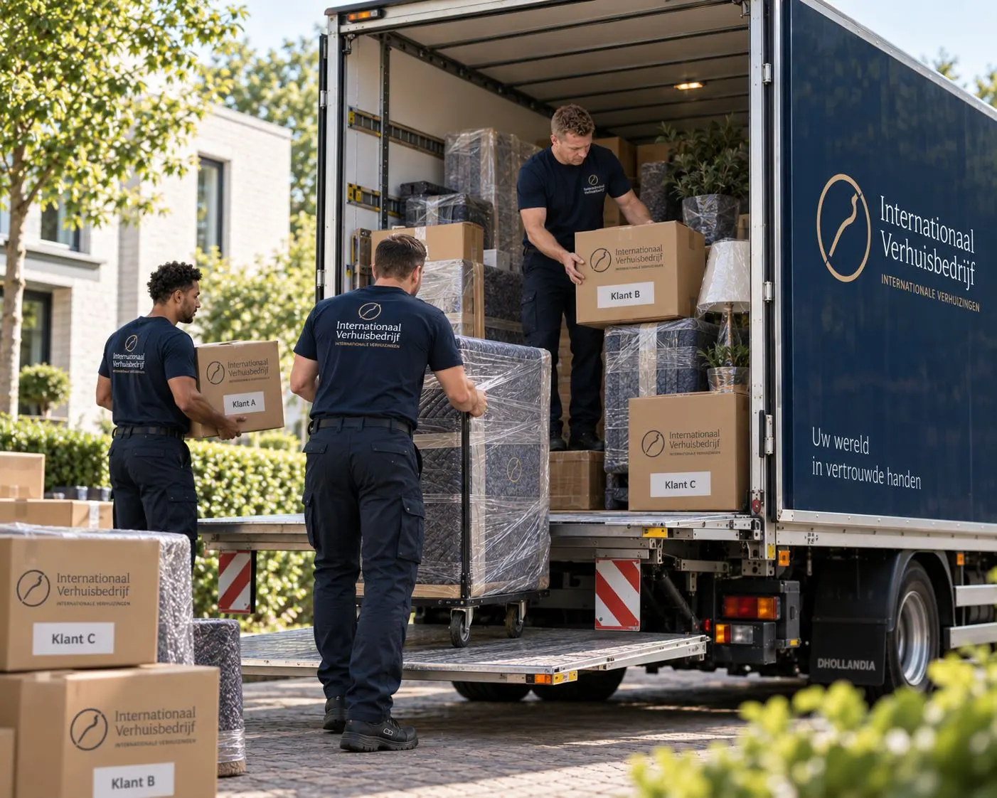 Groupage — internationale verhuizing