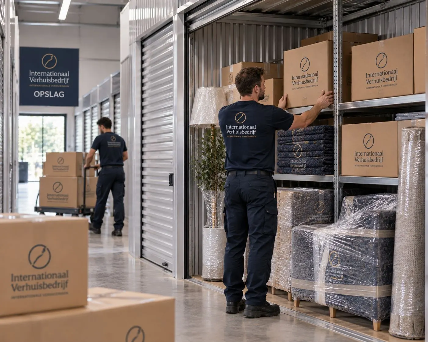 Opslag — internationale verhuizing