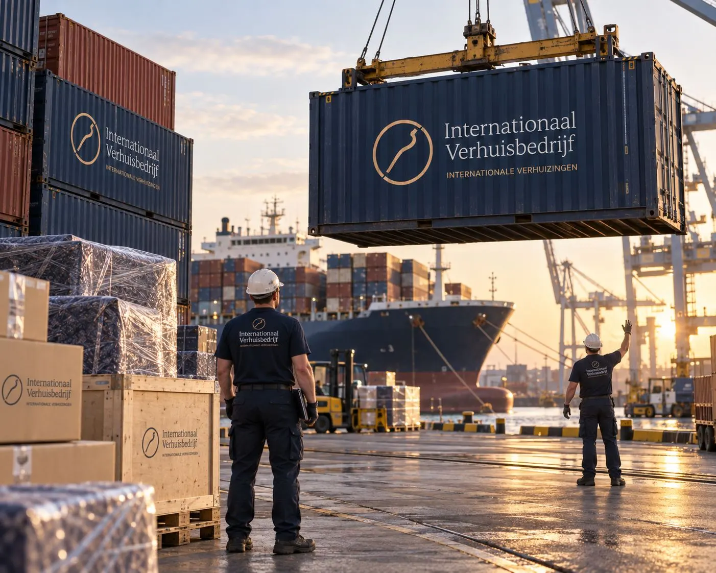 Zeevracht — internationale verhuizing